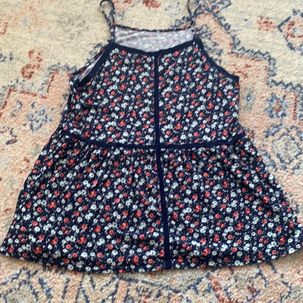 American Eagle Floral Lace Sleeveless Top